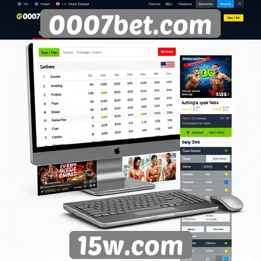 Interface e usabilidade do 0007bet.com